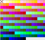 web safe colour palette